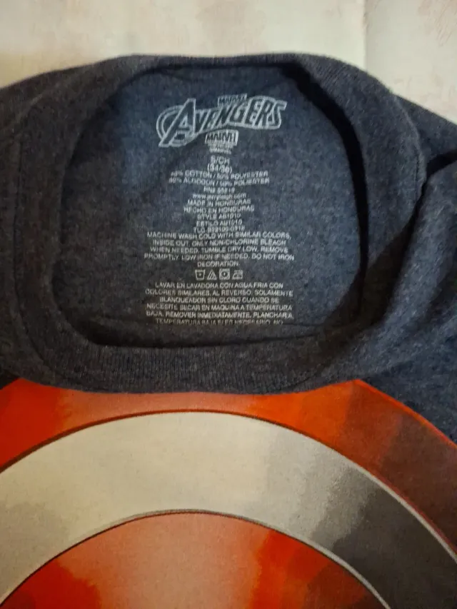 Camiseta Capitán América Avengers Talla M