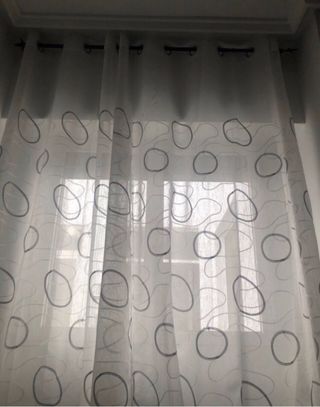 Lote cortinas y barra