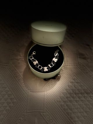 Pulsera Tous Plata Ositos y Letras