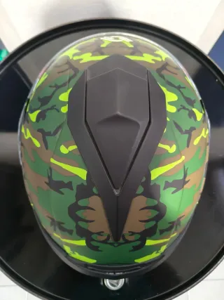 Casco Moto Shiro SH-501 Militar Talla M