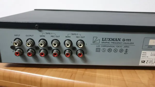 Espectacular Ecualizador Luxman G-111- MUY NUEVO