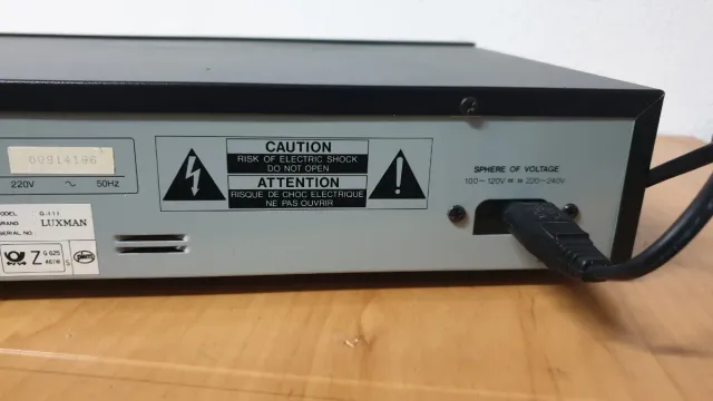 Espectacular Ecualizador Luxman G-111- MUY NUEVO