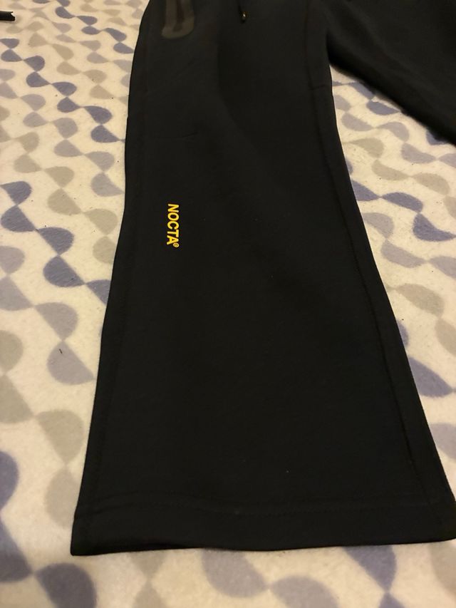 Pantalones Nike Tech Fleece Nocta Negro Amarillo