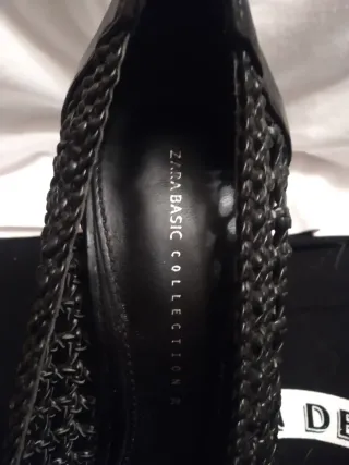 Tacones transparentes con tacón de fantasía todo e