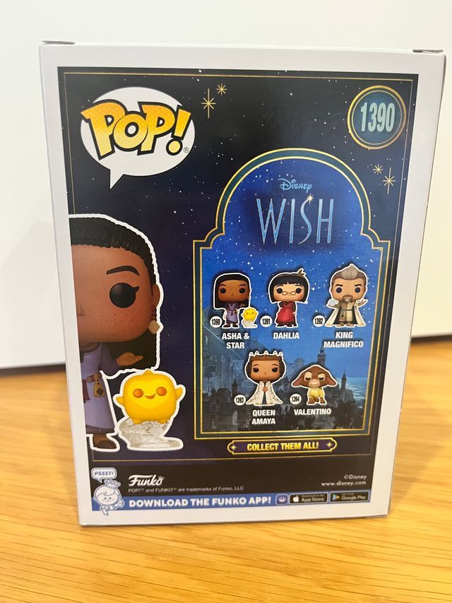 Funko Pop! Asha with Star #1390 Disney Wish