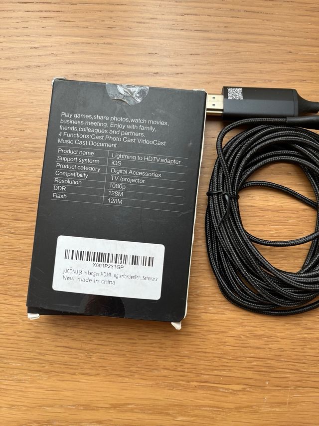 Adaptador Lightning a HDTV Amazon 4m