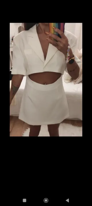 Vestido blanco fiesta