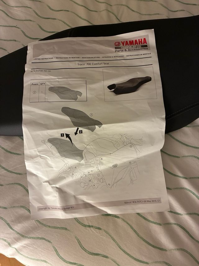 Asiento Moto Tracer 700 (2019) Nuevo