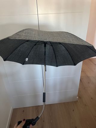 Sombrilla Carrito Bebé Universal Gris