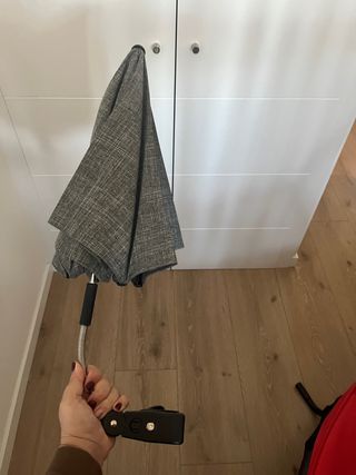 Sombrilla Carrito Bebé Universal Gris