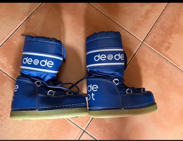 Doposci bambino DE&DE blu elettrico taglia 26/28