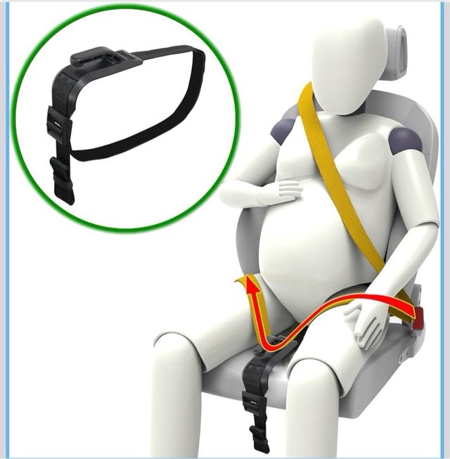 Arnés Ajustador cinturón seguridad embarazada