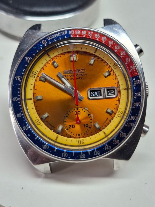 Seiko 6139-6002 Pogue Reloj Cronógrafo