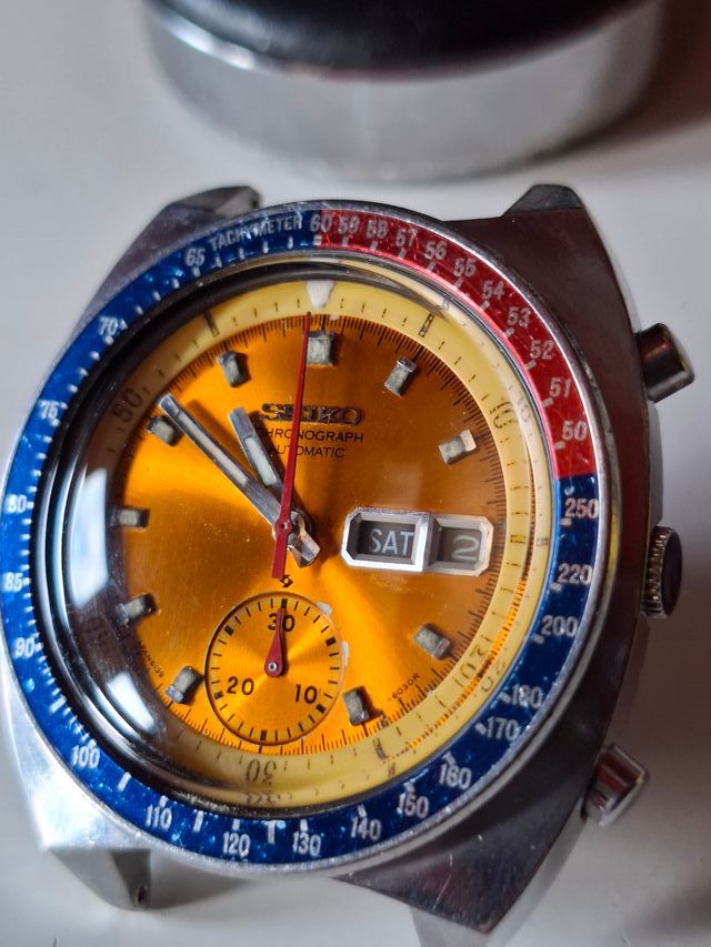 Seiko 6139-6002 Pogue Reloj Cronógrafo