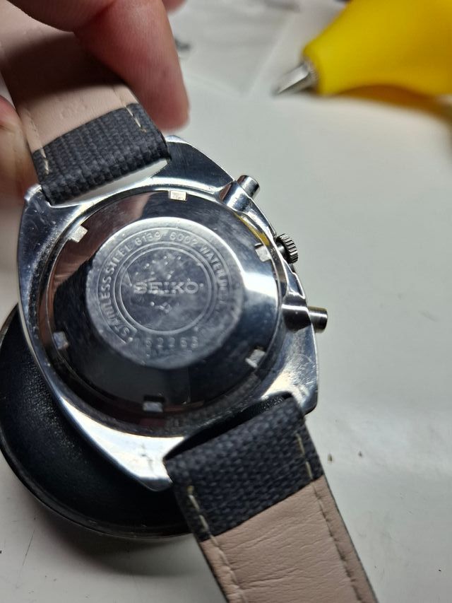 Seiko 6139-6002 Pogue Reloj Cronógrafo