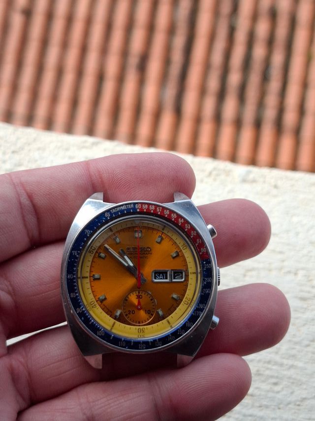 Seiko 6139-6002 Pogue Reloj Cronógrafo