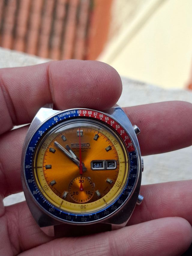 Seiko 6139-6002 Pogue Reloj Cronógrafo