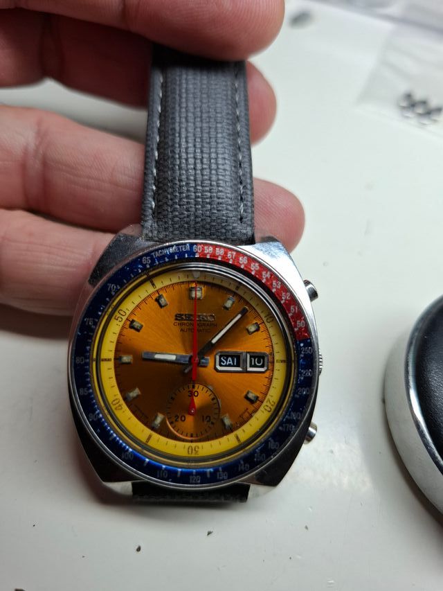 Seiko 6139-6002 Pogue Reloj Cronógrafo