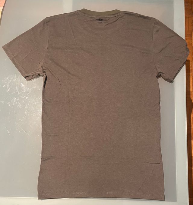 T-shirt allenamento Domyos verde oliva