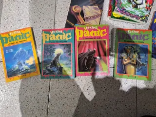 Lote 4 libros Pesadillas Panic RL Stine