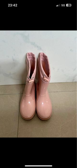 Botas de agua niña rosa Freestyle. Talla 37