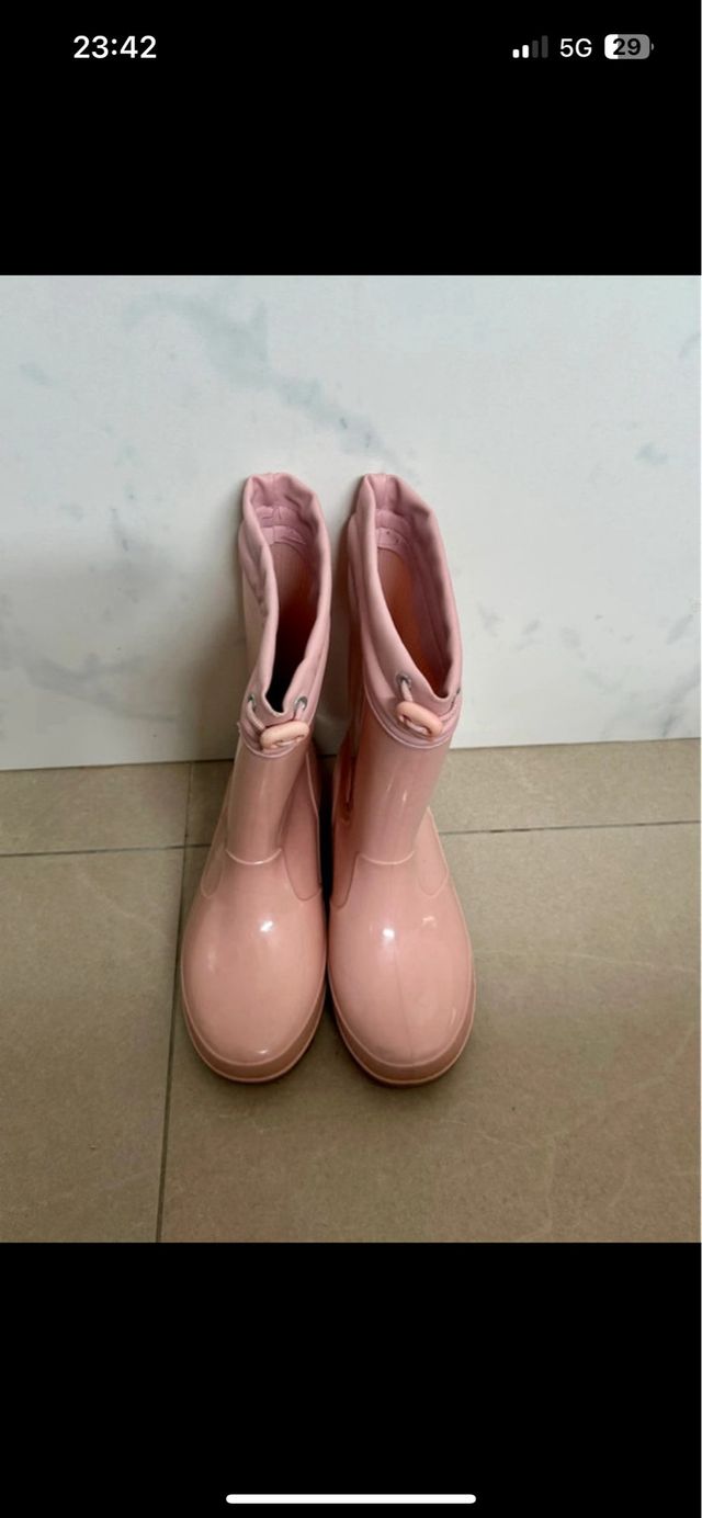 Botas de agua niña rosa Freestyle. Talla 37