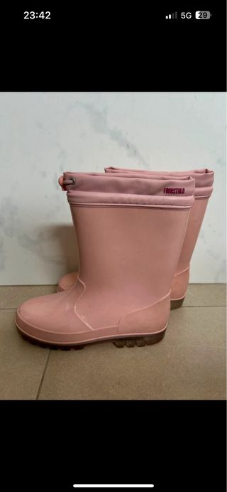 Botas de agua niña rosa Freestyle. Talla 37