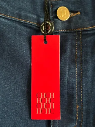 Pantalón vaquero mujer Carolina Herrera azul