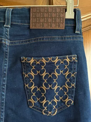 Pantalón vaquero mujer Carolina Herrera azul