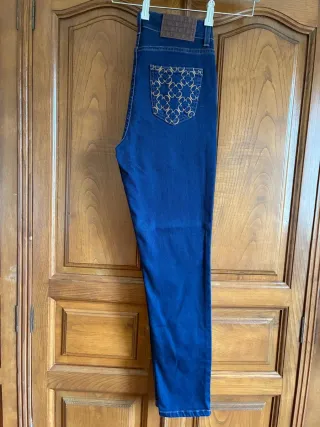 Pantalón vaquero mujer Carolina Herrera azul