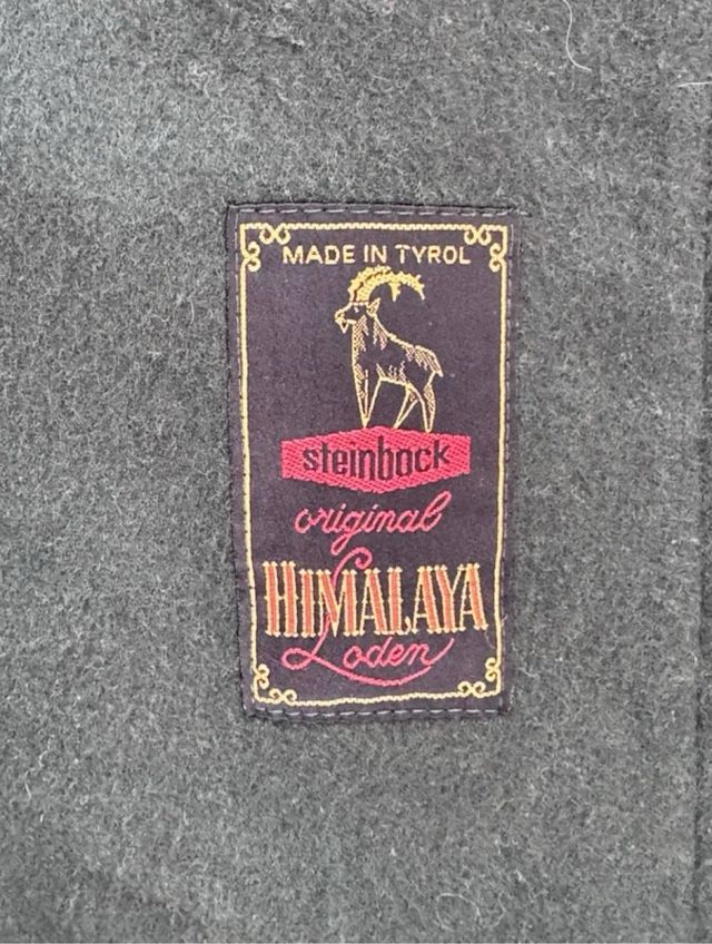 Abrigo de lana vintage hombre lujo Himalaya Loden