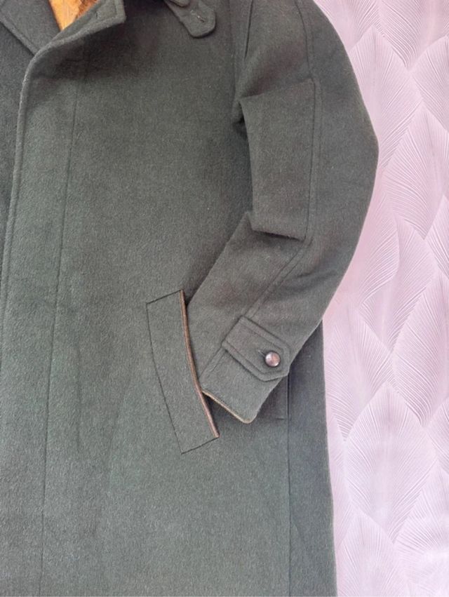 Abrigo de lana vintage hombre lujo Himalaya Loden