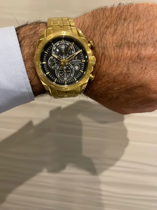 Festina Cronógrafo Dorado 43mm