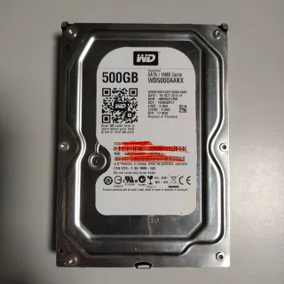 Disco Duro WD 500GB SATA WD5000AAKX.