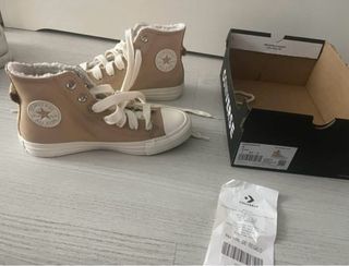 Converse Beige Talla 36 Forradas nuevas
