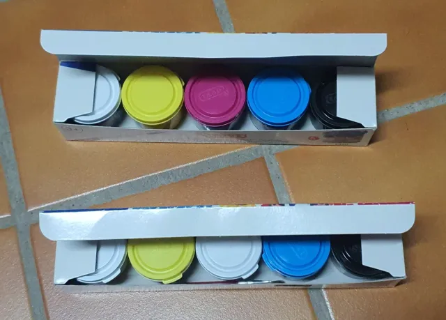 2 Cajas Jovi Temperas Escolares 5 Colores