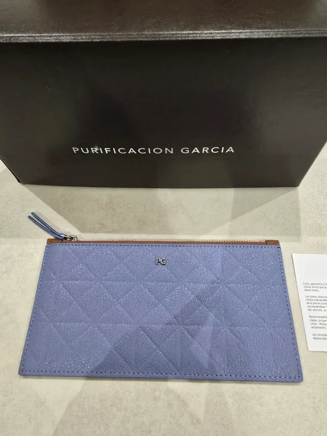 Cartera Purificación García Piel Auténtica