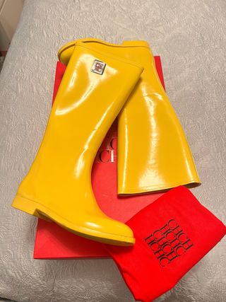 Botas de Agua Amarillas Carolina Herrera
