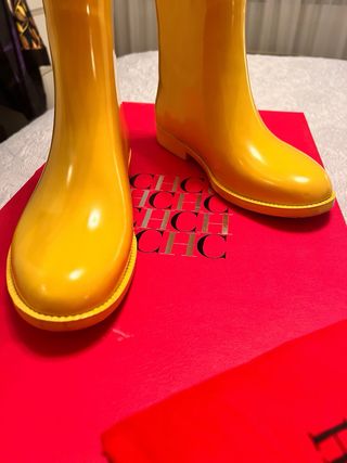 Botas de Agua Amarillas Carolina Herrera