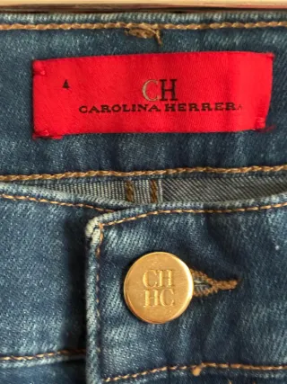 Pantalón vaquero mujer Carolina Herrera azul