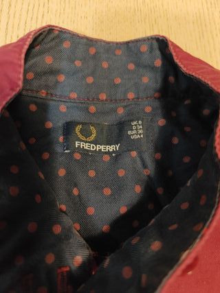 Chaqueta Harrington Fred Perry Mujer - Talla S