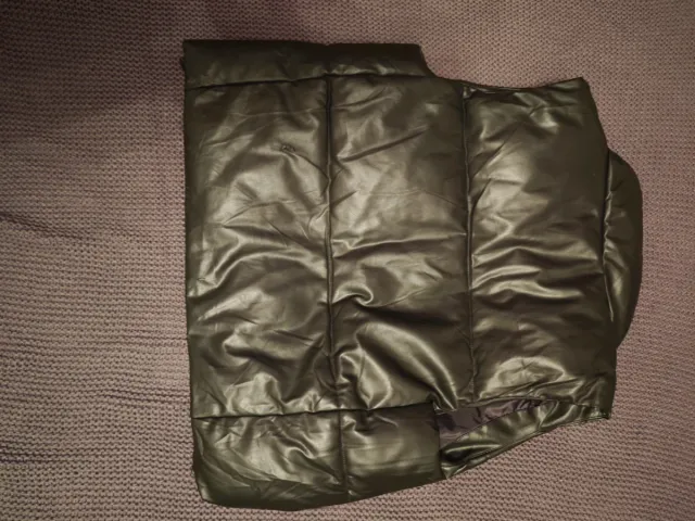 Chaleco acolchado negro mujer