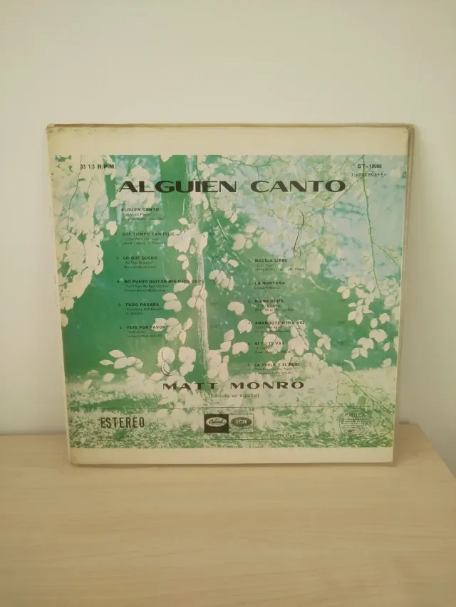 Vinilo Alguien Cantó - Matt Monro