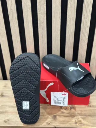 Chanclas Puma Negras Deslizantes