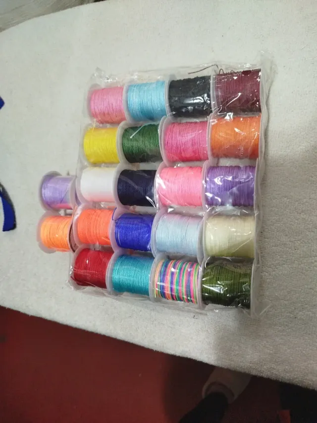 Bracciale Rosario Vergine Argento e Blu