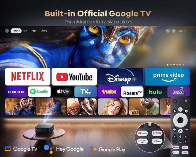 Projetor Putrims K12 4K