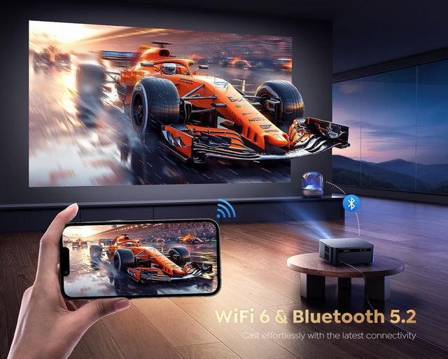 Projetor Putrims K12 4K