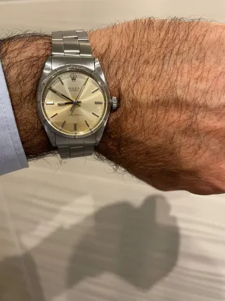 Rolex Precision 34mm Oro/Plata