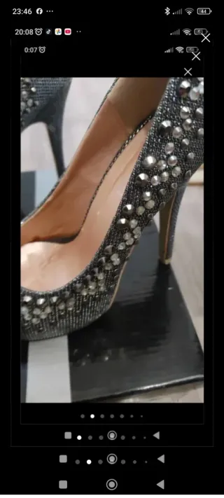 Zapatos de fiesta negros talla 35