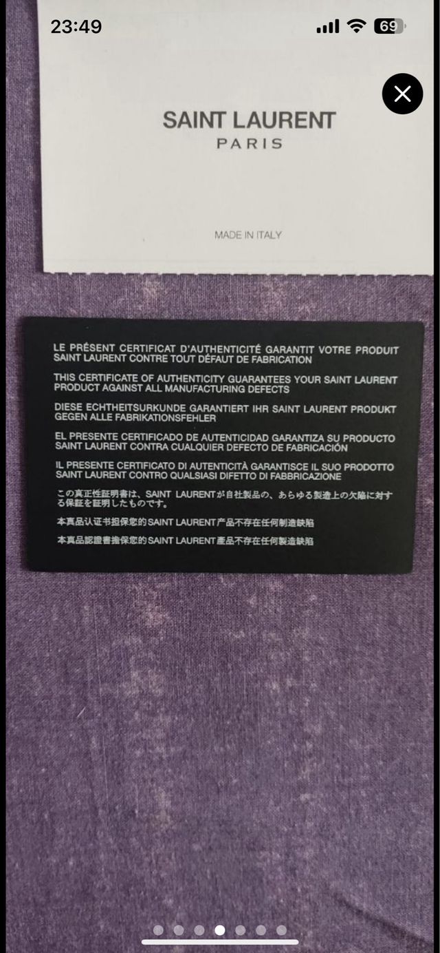 Bolso Saint Laurent Gris Marengo